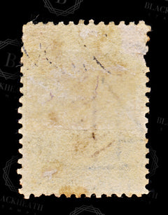 9038: Tasmania SG85 4d Blue 1864 Sc#31d Used C£55, view 4