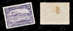 9039: Tasmania SG231 2d Deep violet 1899 Sc#88 Mi63 Mint MH C£24, view 2