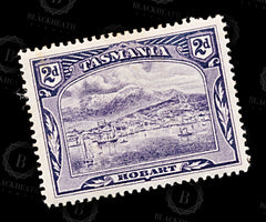 9039: Tasmania SG231 2d Deep violet 1899 Sc#88 Mi63 Mint MH C£24, view 3