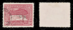 9042: Tasmania SG254a 6d Dark red 1911 Mi87C Used C£55, view 2