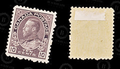 9049: Canada SG211 10c Reddish purple 1912 Sc#116a Mint MH C£140, view 2