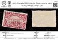 9051: Canada SG283 2x 20c Dark carmine 1929 Sc#157 Mi136 Used C£20