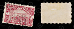 9051: Canada SG283 2x 20c Dark carmine 1929 Sc#157 Mi136 Used C£20, view 2