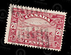 9051: Canada SG283 2x 20c Dark carmine 1929 Sc#157 Mi136 Used C£20, view 3