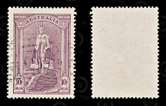 9053: Australia SG177a 10s Deep purple 1948 Mi151Dy Used C£35, view 2