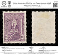 9054: Australia SG177a 10s Deep purple 1948 Mi151Dy Used C£35