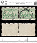 9056: Australia SG163 1s Green 1936 Sc#161 Mi136 Used C£30