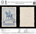 9057: Australia SG157 3d Dull blue 1935 Sc#153 Mi130 Used C£11