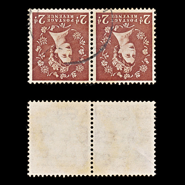 9059: GB SG518Wi 2d Red Brown 1954 Mi260Z Used C£44