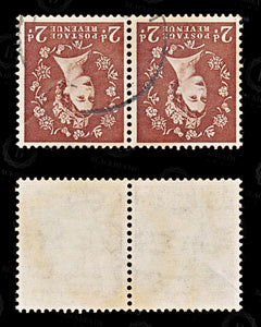 9059: GB SG518Wi 2d Red Brown 1954 Mi260Z Used C£44, view 2
