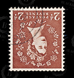 9060: GB SG518Wi 2d Red Brown 1954 Mi260Z Used C£22, view 3