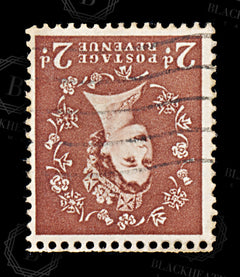 9061: GB SG518Wi 2d Red Brown 1954 Mi260Z Used C£22, view 3