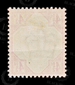 9064: GB SG206 4½d Bright carmine &  Green 1892 Sc#117 Mi92a Mint MH C£12, view 4