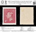 9066: Canada SG423b 4c Carmine lake & Dark carmine 1950 Sc#287asTB Mi254G Mint MH C£18