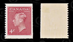 9066: Canada SG423b 4c Carmine lake &  Dark carmine 1950 Sc#287asTB Mi254G Mint MH C£18, view 2