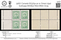 9067: Canada SG375a 4x 1c Green 1942 Sc#249a MiHB37 Mint MNH C£35