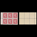 9068: Canada SG417a 6x 4c Dark carmine & Dark carmine red 1950 Sc#287b MiHB48 Mint MNH C£22