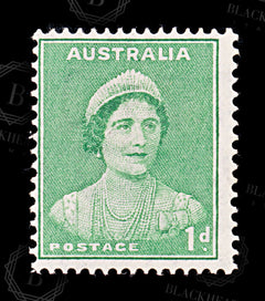 9069: Australia SG180 1d Green 1938 Sc#180 Mi138C Mint MH C£11, view 2