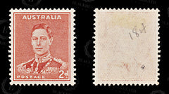 9070: Australia SG184 2d Scarlet 1938 Sc#182 Mi142C Mint MH C£11, view 2