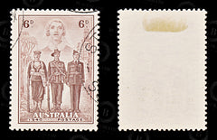 9072: Australia SG199 6d Purple brown 1940 Sc#187 Mi159 Used C£30, view 2