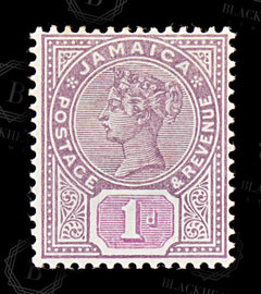 9076: Jamaica SG27 1d Mauve &  Purple 1889 Sc#24 Mi23 Mint MNH C£14, view 3