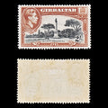 9079: Gibraltar SG128 2s Black &  Brown 1938 Sc#115a Mi114B Mint MLH C£75