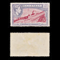 9082: Gibraltar SG126a 6d Carmine &  Grey violet 1938 Sc#113a Mi112B Filler C£120