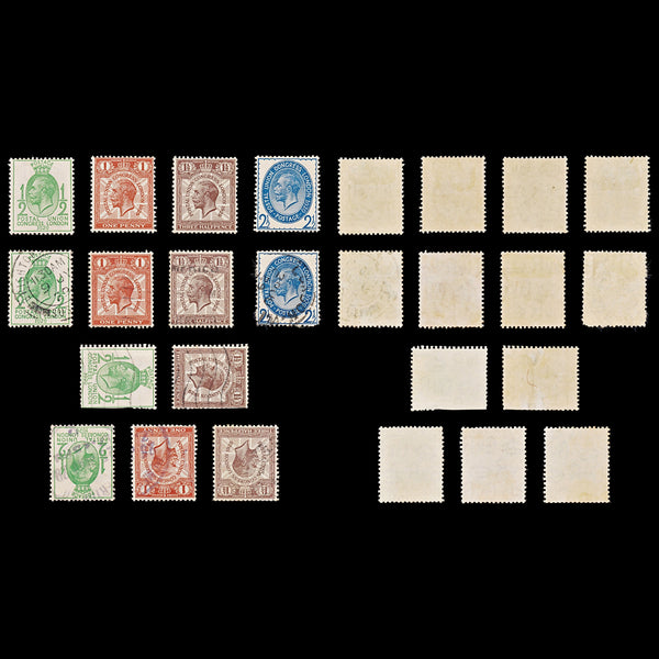 9093: GB SG434-437 Inc Wideways & Inverted Wmks 1929 Sc#205-208 Mi170X-173Xa Mint MH C£168