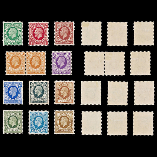 9094: GB SG439-449 Set of 11 1935 Sc#210-220 Mi175IIa-185X Mint MH C£50