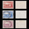 9099: Australia SG193-195 Set of 3 1937 Sc#163-165 Mi153-155 Used C£15