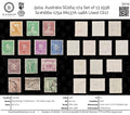 9104: Australia SG164-174 Set of 13 1938 Sc#166a-175a Mi137A-148A Used C£17