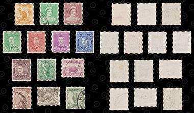 9104: Australia SG164-174 Set of 13 1938 Sc#166a-175a Mi137A-148A Used C£17, image 2