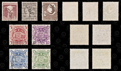 9106: Australia SG223-224d Set of 7 1948 Sc#211-221 Mi184-190 Used C£21, view 2