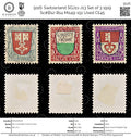 9116: Switzerland SGJ11-J13 Set of 3 1919 Sc#B12-B14 Mi149-151 Used C£45