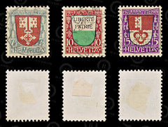 9116: Switzerland SGJ11-J13 Set of 3 1919 Sc#B12-B14 Mi149-151 Used C£45, view 2
