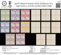 9118: Falkland Islands SGG1-G8 Blocks of 4 1946 Sc#1L1-1L8 Mi1I-9I Mint MNH C£88