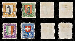 9119: Switzerland SGJ24-J27 Set of 4 1923 Sc#B25-B28 Mi185-188 Used C£84, view 2