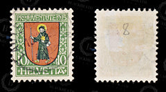 9119: Switzerland SGJ24-J27 Set of 4 1923 Sc#B25-B28 Mi185-188 Used C£84, view 4