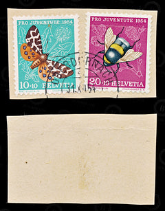 9120: Switzerland SGJ152-J156 Set of 5 1954 Sc#B238-B241 Mi603-606 Used C£21, view 4