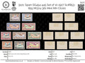9121: Spain SG454-445 Set of 10 1927 Sc#B53-B55 Mi374-361 Mint MH C£220