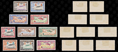 9121: Spain SG454-445 Set of 10 1927 Sc#B53-B55 Mi374-361 Mint MH C£220, image 2
