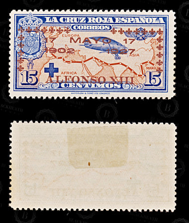 9121: Spain SG454-445 Set of 10 1927 Sc#B53-B55 Mi374-361 Mint MH C£220, image 5