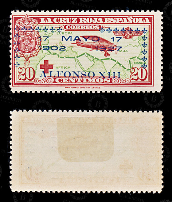 9121: Spain SG454-445 Set of 10 1927 Sc#B53-B55 Mi374-361 Mint MH C£220, image 6