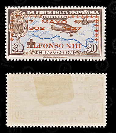 9121: Spain SG454-445 Set of 10 1927 Sc#B53-B55 Mi374-361 Mint MH C£220, image 8