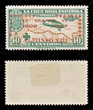 9121: Spain SG454-445 Set of 10 1927 Sc#B53-B55 Mi374-361 Mint MH C£220, image 9