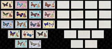 9123: Belize SG395-380 Set of 16 1976 Sc#360-345 Mi345X-330X Mint MNH C£55, image 2
