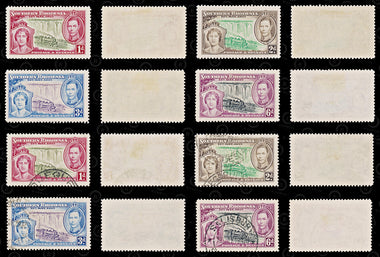 9125: Southern Rhodesia SG36-39 2x Sets of 4 1937 Sc#38-41 Mi38-41 Mint MH C£22, image 2