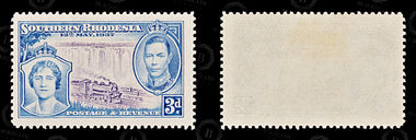 9125: Southern Rhodesia SG36-39 2x Sets of 4 1937 Sc#38-41 Mi38-41 Mint MH C£22, image 5