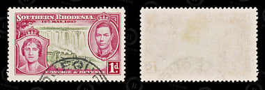 9125: Southern Rhodesia SG36-39 2x Sets of 4 1937 Sc#38-41 Mi38-41 Mint MH C£22, image 7