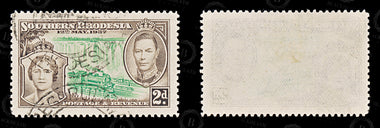 9125: Southern Rhodesia SG36-39 2x Sets of 4 1937 Sc#38-41 Mi38-41 Mint MH C£22, image 8